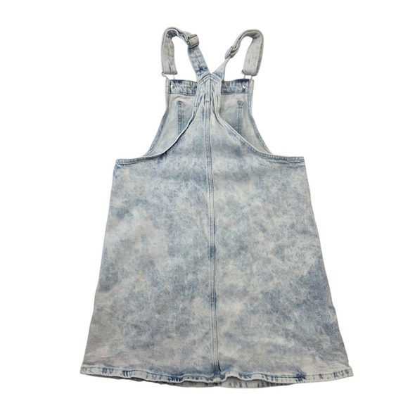 H&M Kids Denim Overall Dress Blue Acid Wash Adjustable Straps Size 12-13Y‎ - Picture 2 of 6